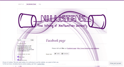 Desktop Screenshot of nulistens.wordpress.com
