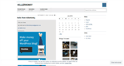 Desktop Screenshot of killerkinky.wordpress.com