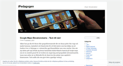Desktop Screenshot of ipedagogen.wordpress.com