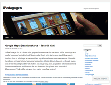 Tablet Screenshot of ipedagogen.wordpress.com
