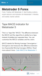 Mobile Screenshot of metatrader5forex.wordpress.com