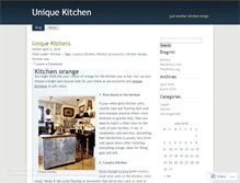Tablet Screenshot of kitchen321.wordpress.com