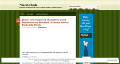 Desktop Screenshot of niacinflush.wordpress.com