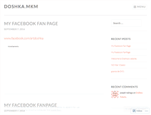 Tablet Screenshot of doshkamkm.wordpress.com