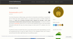Desktop Screenshot of cervezarudimentaria.wordpress.com