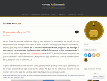 Tablet Screenshot of cervezarudimentaria.wordpress.com