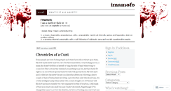 Desktop Screenshot of imamofo.wordpress.com