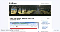 Desktop Screenshot of diegumzone.wordpress.com