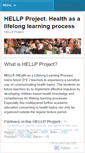 Mobile Screenshot of hellpproject.wordpress.com