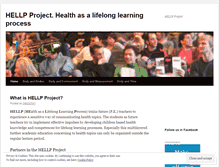 Tablet Screenshot of hellpproject.wordpress.com