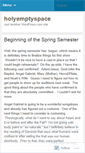 Mobile Screenshot of holyemptyspace.wordpress.com