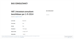 Desktop Screenshot of pascalbasconsultancy.wordpress.com