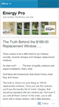 Mobile Screenshot of energyprowindows.wordpress.com