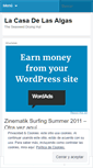 Mobile Screenshot of lacasadelasalgas.wordpress.com