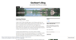 Desktop Screenshot of geofwarr.wordpress.com