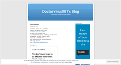 Desktop Screenshot of doctorvirus001.wordpress.com