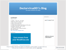 Tablet Screenshot of doctorvirus001.wordpress.com