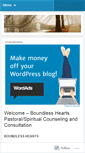 Mobile Screenshot of boundlesshearts.wordpress.com