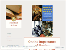Tablet Screenshot of friendsofatticus.wordpress.com