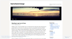 Desktop Screenshot of learnsharechange.wordpress.com