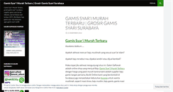 Desktop Screenshot of gamissyarimurahterbaru.wordpress.com