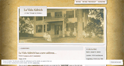 Desktop Screenshot of josephaldrich.wordpress.com