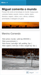 Mobile Screenshot of miguelcomenta.wordpress.com