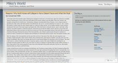 Desktop Screenshot of mikiosworld.wordpress.com