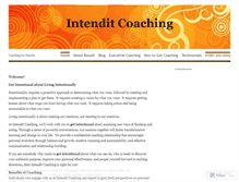 Tablet Screenshot of intenditcoaching.wordpress.com