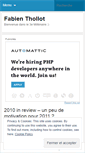 Mobile Screenshot of fabienthollot.wordpress.com