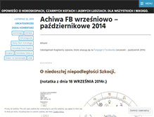 Tablet Screenshot of gwiazdologia.wordpress.com