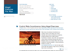 Tablet Screenshot of kegelexerciseforman.wordpress.com
