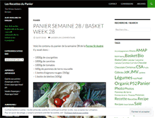Tablet Screenshot of lesrecettesdupanier.wordpress.com