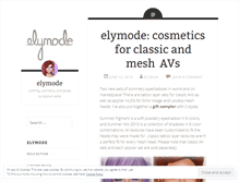 Tablet Screenshot of elymode.wordpress.com