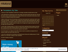 Tablet Screenshot of mkatunzi.wordpress.com