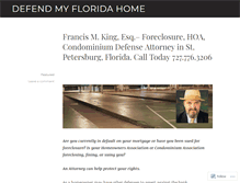 Tablet Screenshot of defendmyfloridahome.wordpress.com