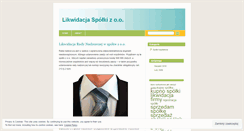 Desktop Screenshot of likwidacjaspolki.wordpress.com