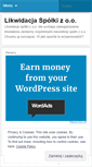 Mobile Screenshot of likwidacjaspolki.wordpress.com
