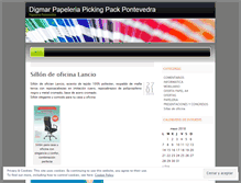 Tablet Screenshot of digmarpapeleria.wordpress.com