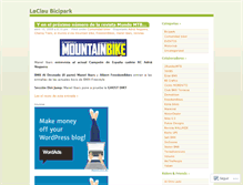 Tablet Screenshot of bikelaclau.wordpress.com