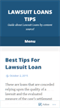 Mobile Screenshot of lawsuitloansinfo.wordpress.com
