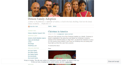 Desktop Screenshot of dotsonadoption.wordpress.com
