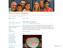 Tablet Screenshot of dotsonadoption.wordpress.com