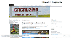 Desktop Screenshot of dispatchgagauzia.wordpress.com