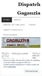Mobile Screenshot of dispatchgagauzia.wordpress.com
