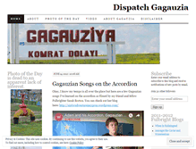 Tablet Screenshot of dispatchgagauzia.wordpress.com