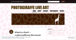 Desktop Screenshot of photogiraffelive.wordpress.com