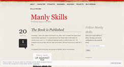 Desktop Screenshot of manlyskills.wordpress.com