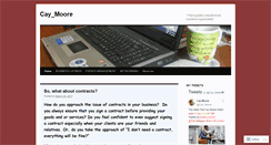 Desktop Screenshot of caymoore.wordpress.com