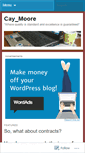 Mobile Screenshot of caymoore.wordpress.com